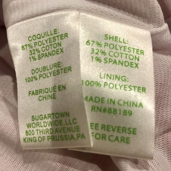 Lilly Pulitzer Dress Small Pink White Stripe Sleeveless Lined V Neck Back Zip - Picture 11 of 12